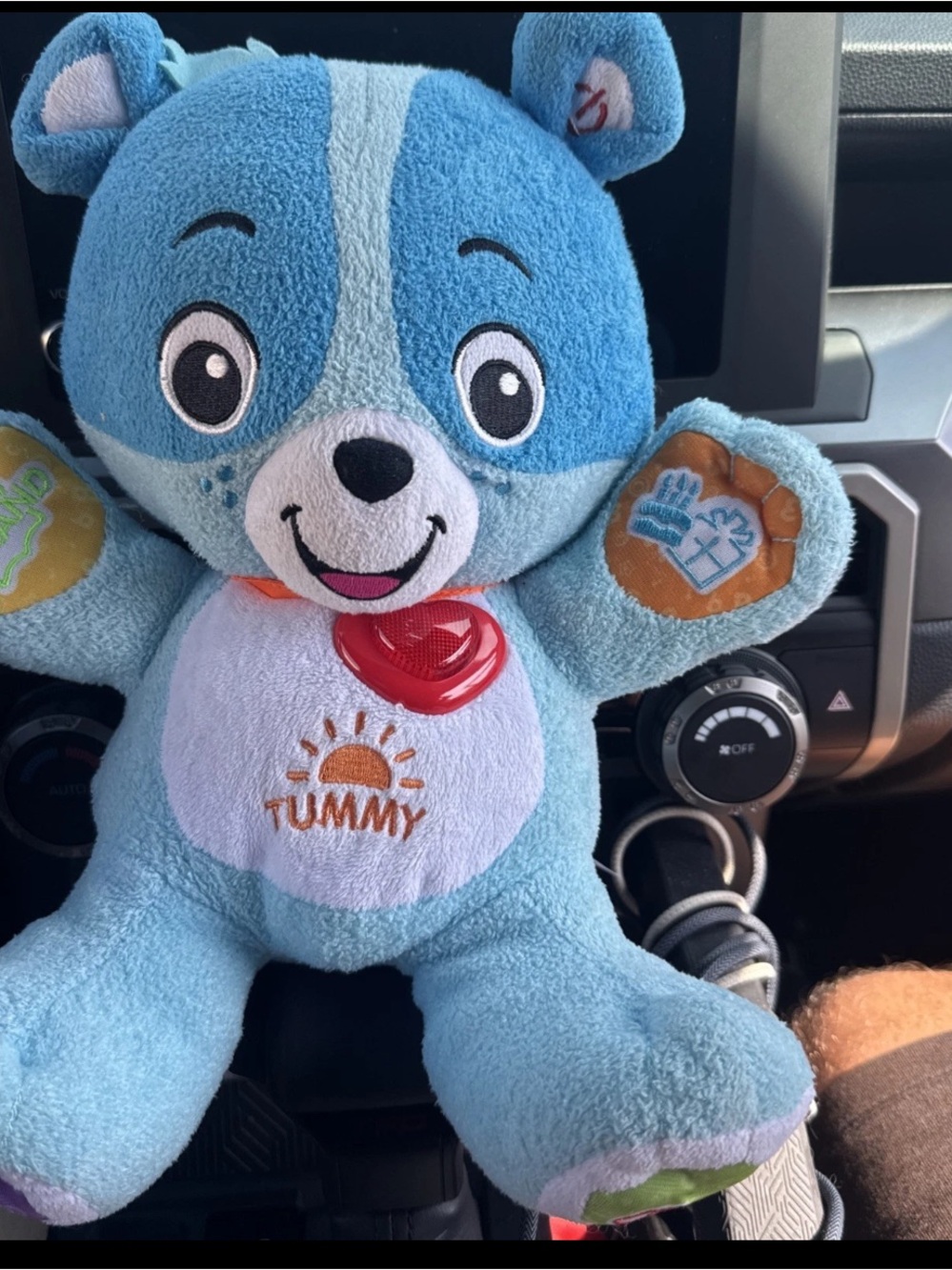 VTech Cody The Smart Cub Plush Bear Interactive Stuffed Blue Works / RARE HTF